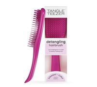 Tangle Teezer The Ultimate Detangler Straight to Curly Hairbrush | Detangling Brush | Two-Tiered Teeth Reduce Breakage & Eliminate Knots| Wet & Dry Hair | Electric Raspberry Pink