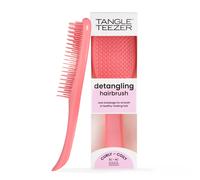 Tangle Teezer Ultimate Detangler Naturally Curly Hair Brush Dry & Wet Hairbrush Reduces Frizz & Breakage for 3C to 4C Curly Hair Types Pink Salmon
