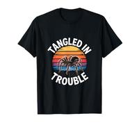 Tangled in Trouble Tarantula Web T-Shirt