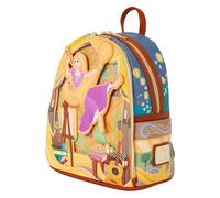 Loungefly Disney: Tangled - Repunzel Painting - Mini Backpack with Enamel Pin - Glow-in-the-Dark - Collectible Bags
