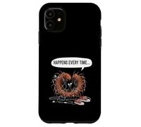 Tangled Millipede Happens Every Time Humor Bug Lover Case for iPhone 11