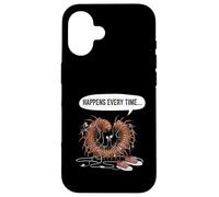 Tangled Millipede Happens Every Time Humor Bug Lover Case for iPhone 16