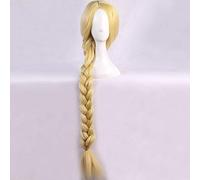 Tangled Princess Cosplay Wig 120cm 47" Blonde Super Long Rapunzel Synthetic Hair Wig + Wig Cap 395A