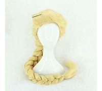 Tangled Princess Cosplay Wig 120cm 47" Blonde Super Long Rapunzel Synthetic Hair Wig + Wig Cap WG065