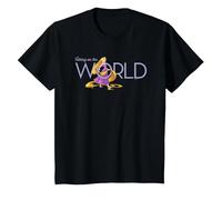 Tangled Taking On The World T-Shirt, Youth, Black, Small