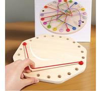 Tangleds String Entanglement Kit - Sensory Development Wooden Peg Activity, Mindfulness Concentration Deck, Critical Thinking Tool | Convenient Travel Size Riddles To Enhance Coordination Focus Set