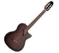 Tanglewood EMDC8BK Thinline Electro Nylon Black