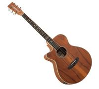 Tanglewood TRU4CEAWLH Reunion Pro Series Super Folk Left Handed Electro Acoustic Black Walnut