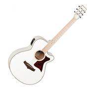 Tanglewood Winterleaf TW4CEBLW Super Folk Whitsunday White Gloss