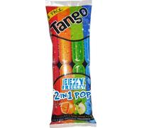 Tango 2in1 Freezer Ice Pops - 120 x 75ml | Bulk Box of Freeze Lollies | Blue Raspberry, Cherry, Apple & Orange Flavours | Party & Event Refreshment