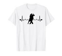 Tango Argentino Dancing Heartbeat Milonga Vals Tango Dancer Value Graphic T-Shirt