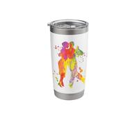 Tango Argentino Dancing Heartbeat Milonga Vals Tango Dancers Stainless Steel Insulated Tumbler