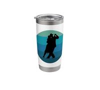 Tango Argentino Dancing Milonga Vals Tango Dancers Stainless Steel Insulated Tumbler