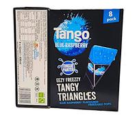 Tango Blue Raspberry Freeze Pops 2 Pack, Freezable Tangy Triangles with Tongue Painter Effect