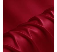 Tango Red 100% Pure Silk Fabric Charmeuse Fabrics Solid Soft Satin Fabric by The Metre for Sewing Width 114cm
