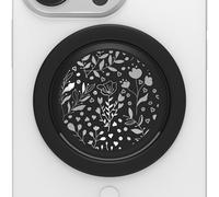 Tango Ultra Thin Grip for MagSafe: One Hand Open, Stand, 10x Expandable, Space Grade Steel, Removable for Wireless Charging. Half The Thickness, Twice The Fidget - Limited Edition: Midnight Flowers