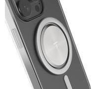 Tango Ultra Thin Grip for MagSafe: One Hand Open, Stand, 10x Expandable, Space Grade Steel, Removable for Wireless Charging. Half The Thickness, Twice The Fidget - Jet Black