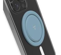 Tango Ultra-Thin Phone Grip for MagSafe, One-Hand Open, Stand - Cadet Blue | Only 2.9mm thin. Opens one-handed, expands for a comfortable grip, doubles as a landscape stand, remove to wirelessly charge.