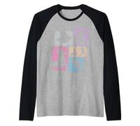 Tango Vintage Collage Dancing Tango Raglan Baseball Tee