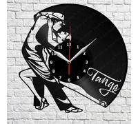 Tango Vinyl Record Wall Clock Home Fan Art Decor Vintage Wall Art Design