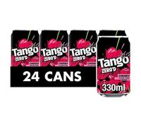 Tango Zero'D Cherry Sugar Free Fizzy Drink, 24 Cans × 330 ml