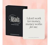 Tangobird Miracle Mantras Affirmation Cards 60 Daily Inspiring Cards for Self-Care, Mindfulness, and Meaningful Gifts