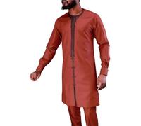 TangoDS African Nigerian Men's Traditional Outfits Set Oversized Luxury Clothing Dashiki Shirts + Pants 2 Piece Set Men Suit
