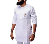 TangoDS African Nigerian Men's Traditional Outfits Set Oversized Luxury Clothing Dashiki Shirts + Pants 2 Piece Set Men Suit