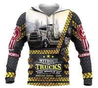TangoDS Fashion Hoodie Truck Driver 3D Printed Men Women Hoodie Pullover Sweatshirt Unisex Zipper Jacket Coat