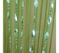 Tangpan 100cmx200cm Deorative Bright Buttons Beaded Door Curtain for Doorway Room Divider Window Fly Screen Color Green