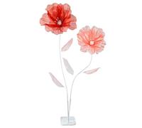TANGPINGMAO Giant Flowers for Decoration 1 Set Artificial Gauze Large Flowers with Standing Base Adjustable Bendable Flower Decorations for Wedding, Propose, Engagement Giant