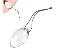 TangQian 6 Sizes Duck Egg Egg Shaped Glass Anal Butt Plug with Hole Crystal Glass Anal Ball Portable Rope Glass Dildo Anal Balls Large Egg Anal Butt Sex Toys Women Men and Couple (Color : 5cm)