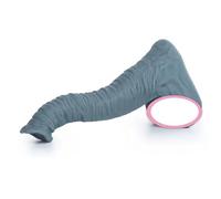 TangQian Realistic Animal Elephant Nose Shape Anal Dildo with Suction Cup, 6 Sizes with Suction Cup Soft Silicone Anal Dildo G-Spot Stimulator Butt Plug Anal Dildo Sex Toy for Men Women (Size : M)