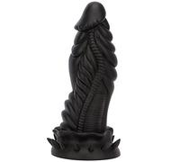 TangQian Realistic Monster Dildo 3 Sizes Anal Dildos with Strong Suction Cup Soft Silicone Fantasy Anal Dildo Anal Plug Prostate G-Spot Stimulator Anal Massage Dildo Sex Toy for Men Women (Color : Bl