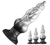 TangQian Silicone Anal Dildo with a Sophisticated, Solid Shape and Strong Suction Cup Attachment(S)