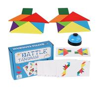 Tangram Puzzle,Tangram Educational Toys,Geometric Shapes - for Children Ages 4-8 Classroom Kindergarten Preschool Home Math Class