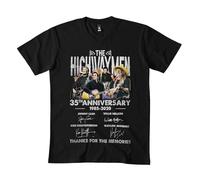 Tang's lifestyle 1985-2020-Thanks-for-The-Memories-The-Highwaymen-Band-35-Years-for-Fans-and-Lovers-Slim Black