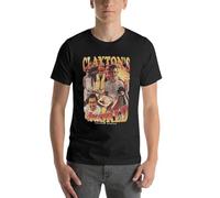 Tang's lifestyle Clayton-S-World-Chicken-Burgah-T-Shirt Black