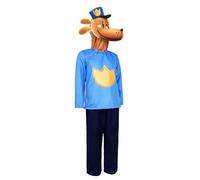 Tangsenyu Blue Dog Costume for Kids Boys Fancy Dress Up World Book Day