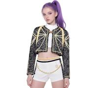 Tangsenyu Pop Singers Rumi Costume for Girls Halloween Outfits Include Jacket T-Shirt Shorts