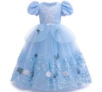 Tangsenyu Princess Cinderella Costume Kids Clasic Fancy Tulle Dress