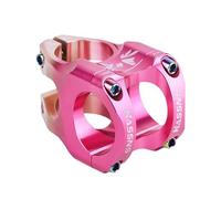 TANGSIYANG Bike Stem Adjustable Bridge Road Mountain Bike Table 31.8 Stem Riser 28.6 Pipe Cycling Bicycle Handlebar Short 35mm(Pink rose gold)