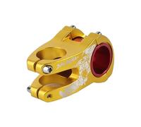 TANGSIYANG Bike Stem Road Mountain Bike Table Short Power Bicycle Bridge 50mm Stem Riser 31.8 35 Handlebar Pipe Adjustable Rod(50 Gold)