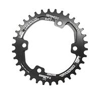 TANGSIYANG Chainring Chain Ring Round 30T/32T/34T/36T/38 96 BCD Cycling Bike Bicycle Chainwheel Tooth Plate(34T,Black)