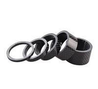 TANGSIYANG Headset Spacers 4/5pcs/set Bicycle Headset Washer Stem Spacer 3/5/10/15/20mm Carbon Fiber Bike Spacing Pad Ring Kit For 28.6mm Front Fork(5pcs)