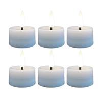 TANGSIYANG Led Candles 24/1Pcs LED Electronic Candles Light Flameless Flickering Tea Lights Table Candle Lamp Wedding Party Decor(1PCS,Warm White)