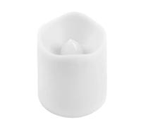 TANGSIYANG Led Candles 6/1Pcs LED Flameless Candle Lights Creative Wave Wishing Tealights Home Christmas Birthday Party Decors Lighting(2PCS,White Shell)
