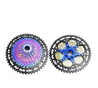 TANGSIYANG Speed Cassette 8 9 10 11 12 Speed MTB Cassette 40/42/50T Mountain Bike Sprocket Rainbow Bicycle Freewheel Flywheel(12S 50T Rainbow)