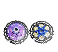 TANGSIYANG Speed Cassette 8 9 10 11 12 Speed MTB Cassette 40/42/50T Mountain Bike Sprocket Rainbow Bicycle Freewheel Flywheel(10S 50T Rainbow)