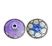 TANGSIYANG Speed Cassette 8 9 10 11 12 Speed MTB Cassette 40/42/50T Mountain Bike Sprocket Rainbow Bicycle Freewheel Flywheel(9S 42T Rainbow)